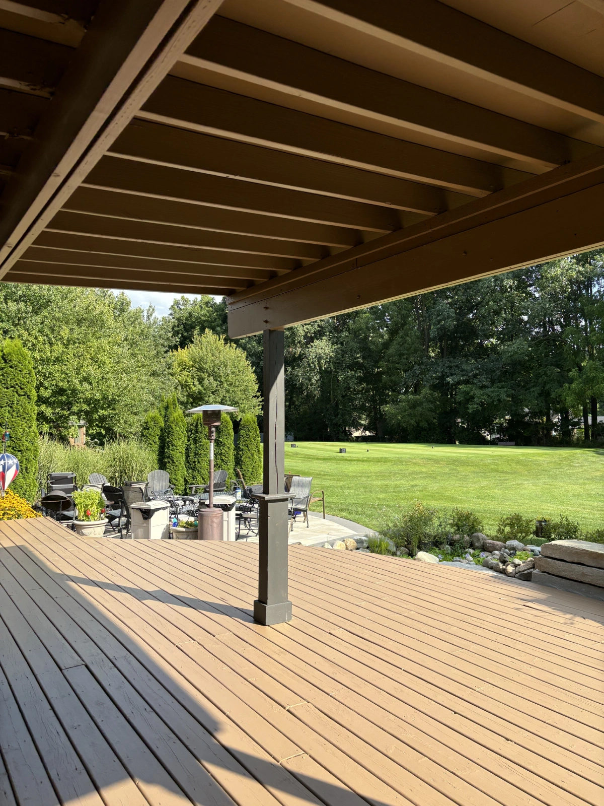 deck staining service